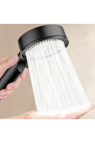 Büro Ev Ofis Yazlık Banyosu İçin 5mod Siyah Yüksek Basınçlı Ayarlanır Duş Başlığı Diğer