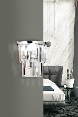 İstanbul Avize Tokyo Tekli Gümüş Aplik Gümüş