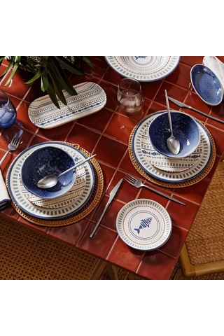 Home Martha Sunum Tabağı Seti 24 Cm 6lı Çok Renkli