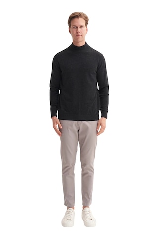 Cazador Slim Fit Courspoun Premium Yarım Balıkçı Kazak Siyah