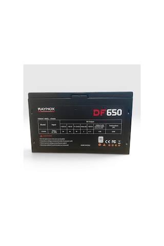 Raynox Atx650w Peak 650w 12cm Fan 3 Sata Power Supply