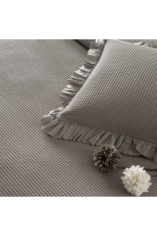Linens Bsp Çift Kişilik Yatak Örtüsü Seti Vizon