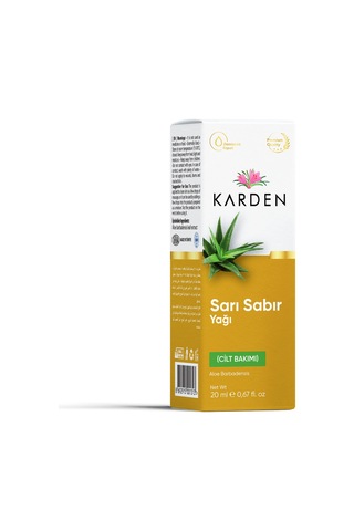 Karden Aloe Vera Sarı Sabır Yağı 20 ML