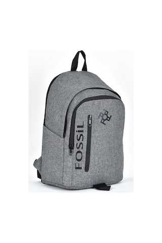 Fossil Unisex Çok Gözlü Günlük Seyahat Okul Sırt Çantası Gri 9500