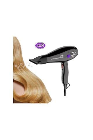 Fönsan PRF-4400 ION 2600 W Turbo Profesyonel Fön Makinesi Siyah