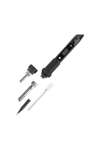 Ganzhoushop Teli Manuel Lehimleme Lehim Lcd Havya Elektrikli Dijital Cımbız Aracı 80w Go