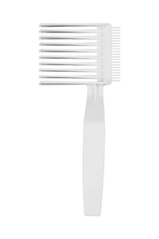 Yifomall Erkek Saç Kesimi Tarak - Anti Statik Düz Saç Fırçası Beyaz