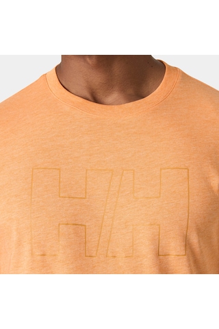 Helly Hansen Hh Tech Logo Erkek T-shirt-32442 Turuncu