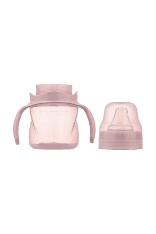 Mamajoo Kulplu Akıtmaz Eğitici Bardak Powder Pink 160 ML & Anti-K Pembe