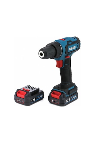 Erbauer EDD12-Li-2 Çift Akülü Matkap 12V