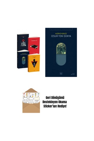 Kara Dörtleme Set + Cesur Yeni Dünya