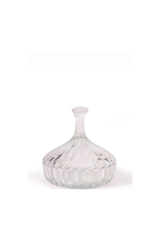 Çarşıdayız Brasilia Cam Kapaklı Şekerlik - Şık Ve Modern Tasarımlı Şeker Saklama Kabı Şeffaf