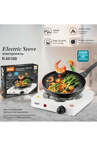 CBTxGlobal Raf R.8010b 5 Vitesli Elektrikli Ev Fırın Termostatı Sıcak Süt Ocak Elektrikli Soba Beyaz