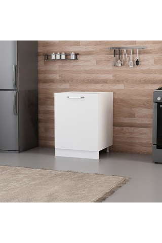 Minar Mutfak Alt Modül 1k1r 60cm Dolap Beyaz - B1