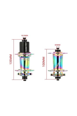 Hassns Pro7 Ön Arka Göbek Seti 32 Delik Rainbow