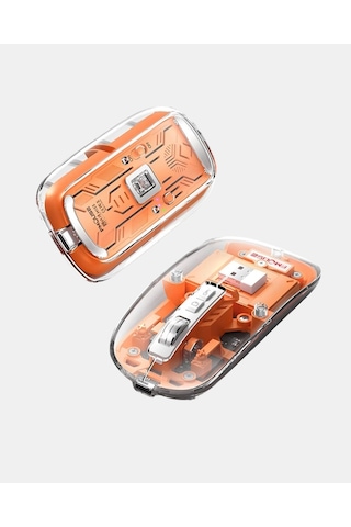 Çift Modlu Kablosuz Bluetooth 5.0 + 2.4ghz Mouse 3 Cihaz Bağlantılı, Hızlı Geçiş Düğmeli -