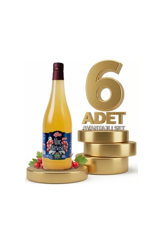 Afia Alıç Sirkesi Cam Şişe 6x1 Lt