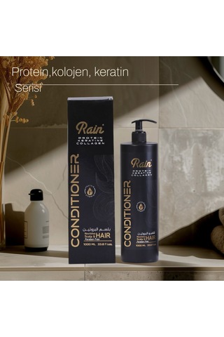 Rain Protein Keratin Kolajen Saç Kremi 1 L