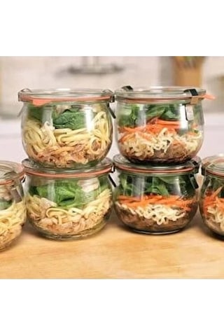 Weck 580 ml Lale Kavanoz Set 3'lü