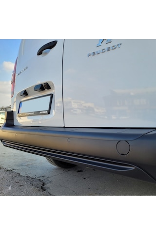 Citroen Berlingo Arka Tampon Eşiği Mat Siyah 2019 Model Ve Sonrası