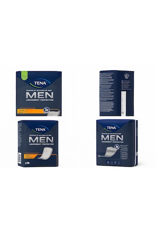 Tena Men Level 3 Erkek Koruyucu Ped 16 Adet Standart