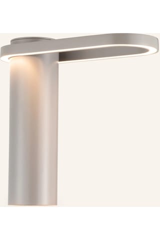 Hoop Led Masa Lambası Ip54 Su Geçirmez Taşınabilir Şarjlı Işık 22 Cm Gri