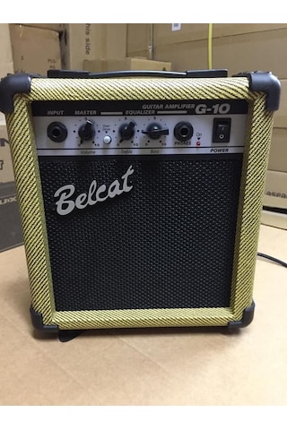BELCAT G-10YL MODEL 10 WAT SARI RENK GİTAR-SAZ AMFİSİ