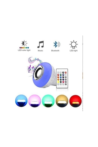 Music Bulb Bluetooth Hoparlör Akıllı Led Ampul & Alayımbari