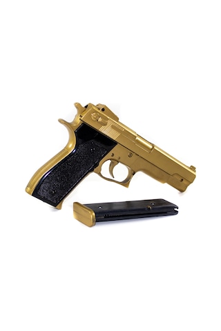 Boncuk Atan Silah Gold Colt Twın Eagle 22 Cm 300 Adet Mermi