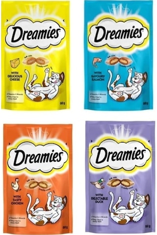 Dreamies Karışık Paket Kedi Ödül Maması 16 x 60 G