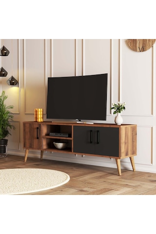1580 EXXEN 150 CM AHŞAP AYAKLI TV ÜNİTESİ