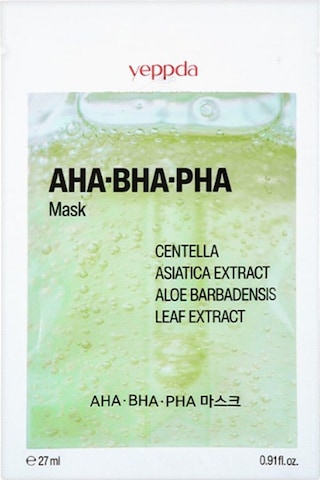 Yeppda Akneli Ciltler İçin Pürüzsüzleştirici Kağıt Maske Yeppda AHA BHA PHA Mask 27 ML