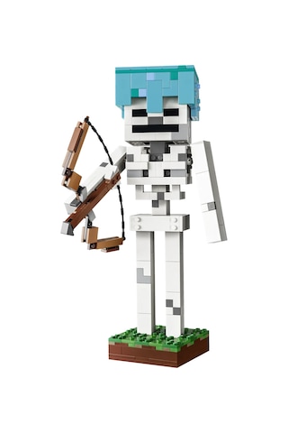 LEGO® Minecraft® İskelet 21594 - 10 Yaş ve Üzeri Çocuklar için Aksesuarlar İçeren Yaratıcı Oyuncak Yapım Seti (502 Parça)