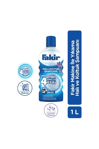 Fakir Lavanta Makine Nano Teknolojili Halı Ve Koltuk Şampuanı 1 Lt Tekli