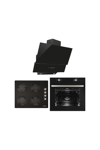 Alveus Chief 604 MFA 604 - GLS 640 - MOD 3000 Siyah Ankastre Set