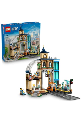 LEGO® City Merkez Tren İstasyonu 60469 - 7 Yaş ve Üzeri İnşaat ve Model Tren Oyuncaklarını Seven Çocuklar için Oyuncak Yapım Seti (752P)