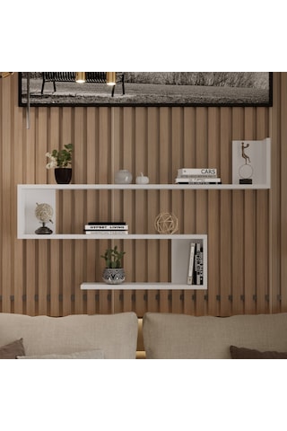 Yurudesign Shelf R10 Modern Duvar Rafı Kitaplık