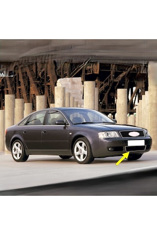 Audi A6 2002-2004 Ön Tampon Orta Izgara Kromlu 4b0807683l