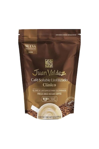 Juan Valdez Freeze Dried Granül Kahve 250gr Granül Juan Valdez Freeze Dried Granül Kahve 250gr Granül