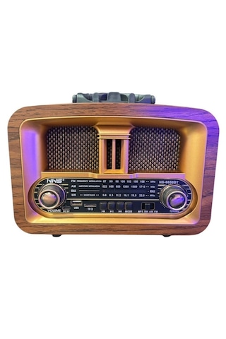 Taşınabilir Klasik Am/fm/sw Retro Ev Radyo Usb İle Şarj Olabilen Retro Radyo 5639