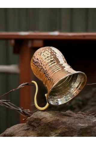 Bakır Çekiç Dövme Bardak 250 Ml