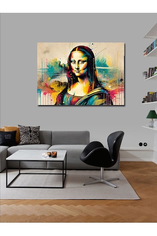 Kanvas Tablo Mona Lisa Sanatı 70cmx100cm