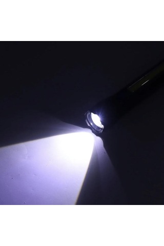 Ayt Powermaster Pm-16754 Şarj Edilebilir 4 Mod Zoomlu Cob Led El Feneri Kamp Lambası Aydınlatma Işıldak