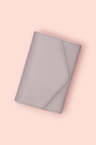 Modica Paris - Vegan Deri Akordiyon Kartlık Cüzdan Şıklık Ve Fonksiyonun Buluştuğu Kusursuz Tasarım Gri