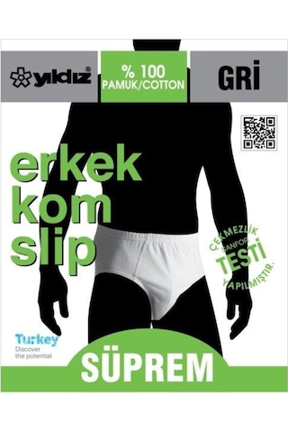 Yıldız 131 Gri Kom Slip