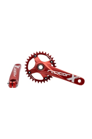 Kron Raptor Hollowtech Aynakol 32 Dişli - Kırmızı Kırmızı