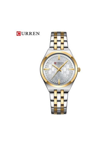 Yingfu Curren 9096 Kadın Saati - Paslanmaz Çelik Kordonlu, Suya Dayanıklı Moda Kol Saati Altın Altın