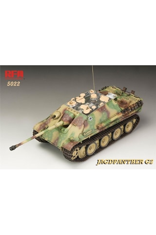 Rfm 5022 1/35 Ölçek, Jagdpanther G2, İç Detaylı İmha Tanklı, Plastik Model Kiti-55489