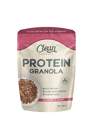 Clean Powders Meyveli & Ballı Protein Granola 300 Gr - Ahududu-bal