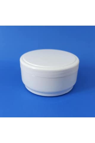 100 ML Beyaz Boş Pomat-Krem-Kozmetik Kutusu Plastik Kavanozu 1-100 Adet